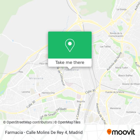 Farmacia - Calle Molins De Rey 4 map