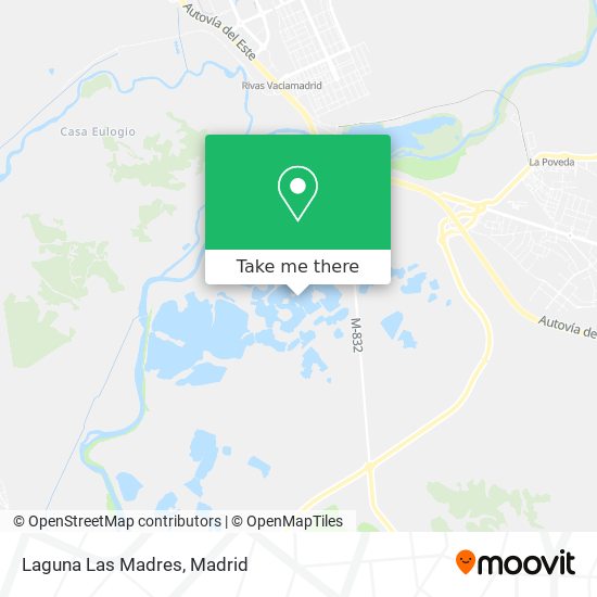 Laguna Las Madres map