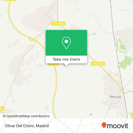 Olivar Del Cristo map