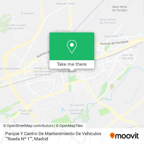 Parque Y Centro De Mantenimiento De Vehículos ""Rueda Nº 1"" map