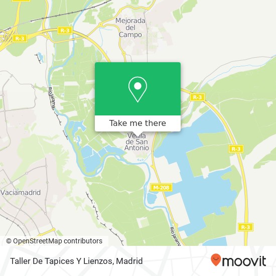 Taller De Tapices Y Lienzos map