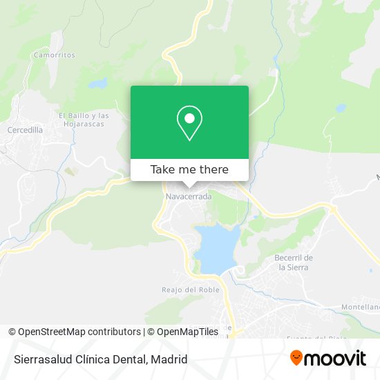 mapa Sierrasalud Clínica Dental
