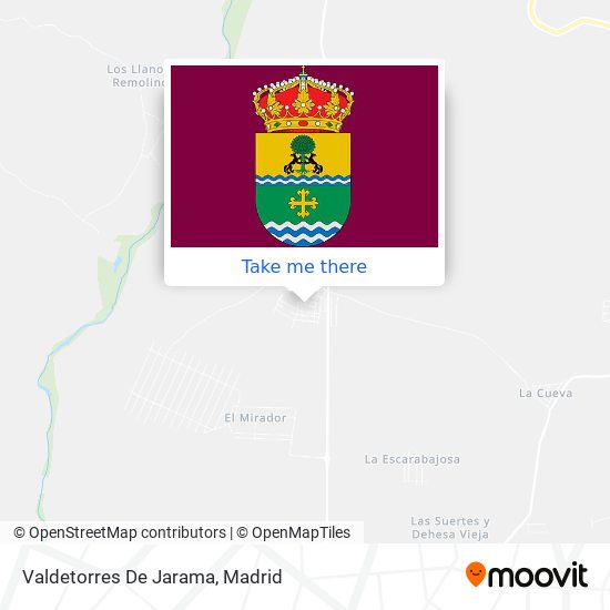 mapa Valdetorres De Jarama
