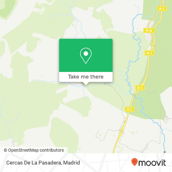 Cercas De La Pasadera map