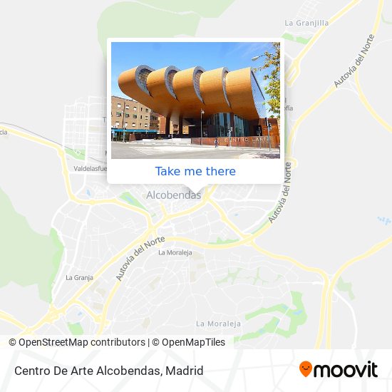 mapa Centro De Arte Alcobendas