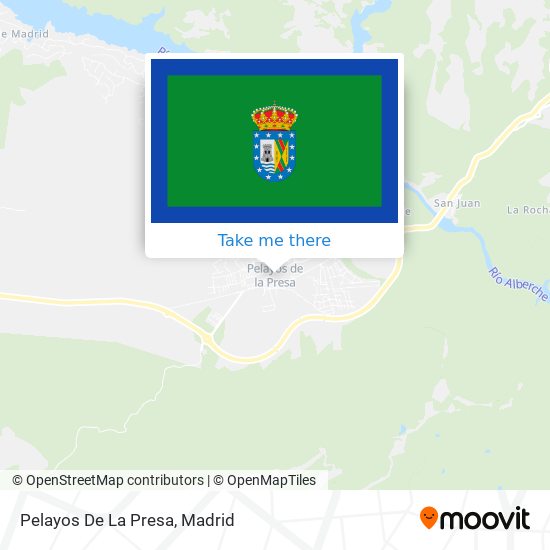 Pelayos De La Presa map