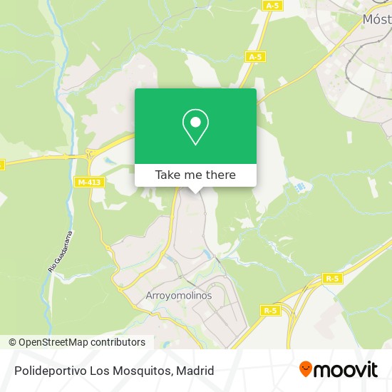 Polideportivo Los Mosquitos map