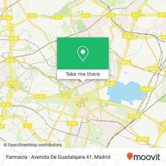 Farmacia - Avenida De Guadalajara 41 map