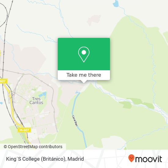 King´S College (Británico) map