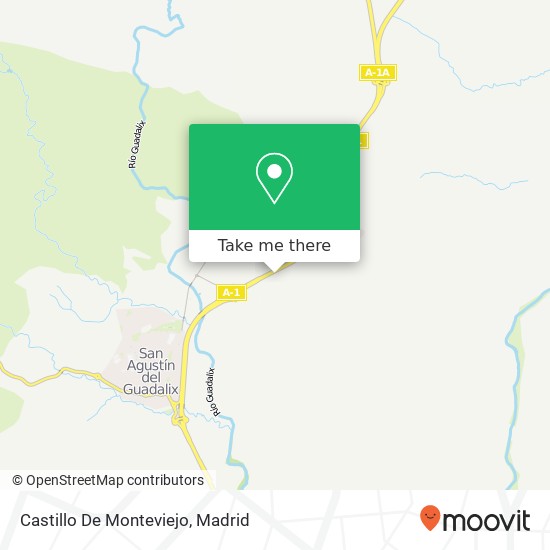 Castillo De Monteviejo map