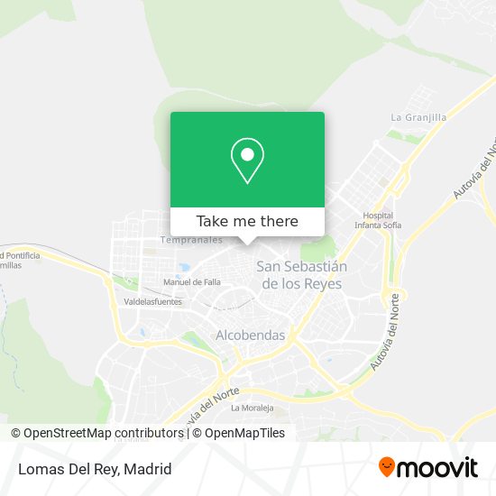 Lomas Del Rey map