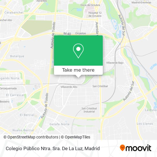 mapa Colegio Público Ntra. Sra. De La Luz