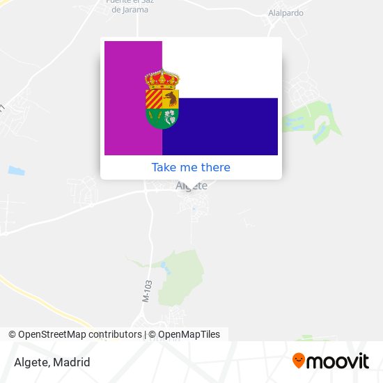 mapa Algete