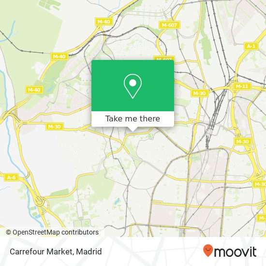 mapa Carrefour Market