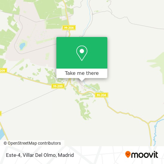 Este-4, Villar Del Olmo map