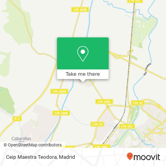 mapa Ceip Maestra Teodora