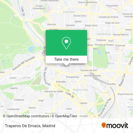 Traperos De Emaús map