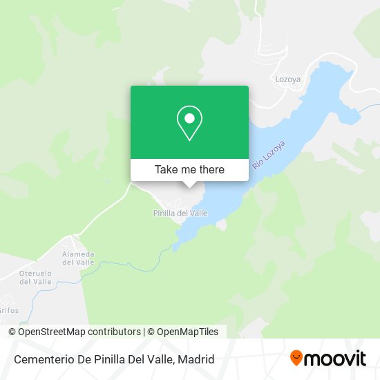 mapa Cementerio De Pinilla Del Valle