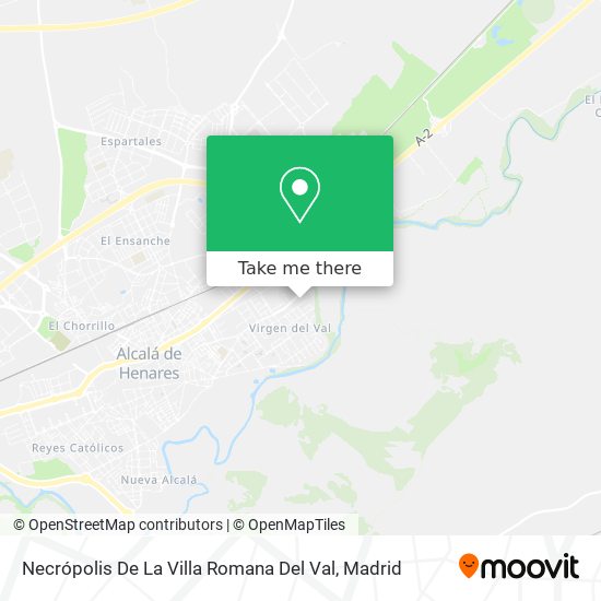 Necrópolis De La Villa Romana Del Val map