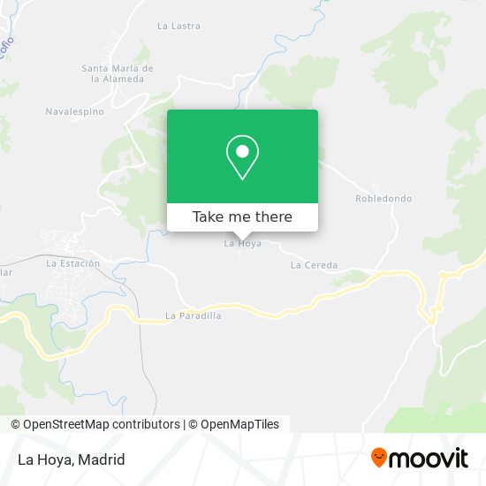 La Hoya map