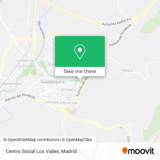 Centro Social Los Valles map