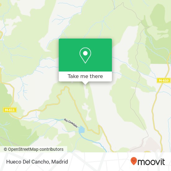 Hueco Del Cancho map