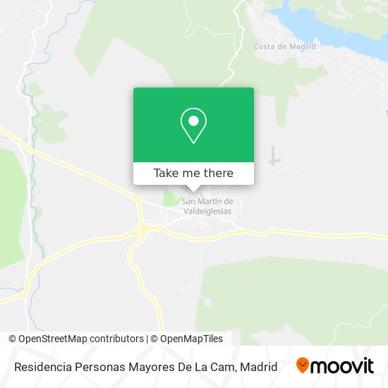 Residencia Personas Mayores De La Cam map