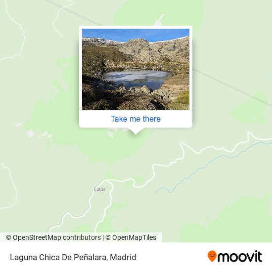 Laguna Chica De Peñalara map