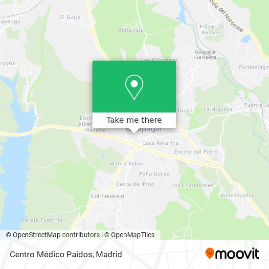 Centro Médico Paidos map