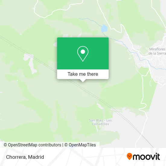 Chorrera map