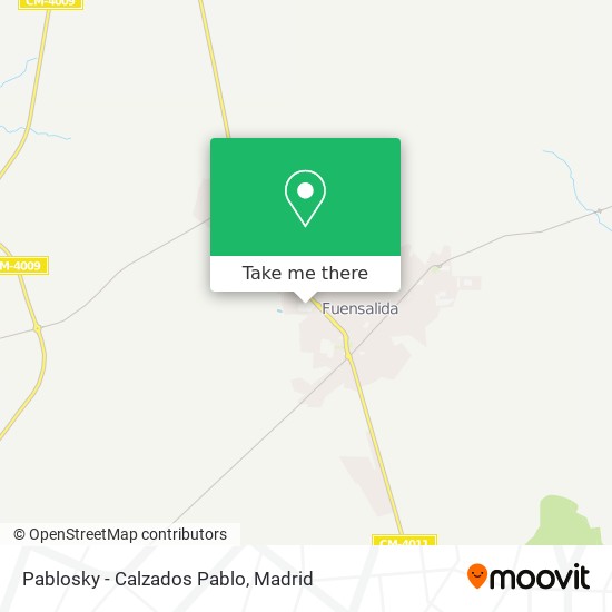 mapa Pablosky - Calzados Pablo