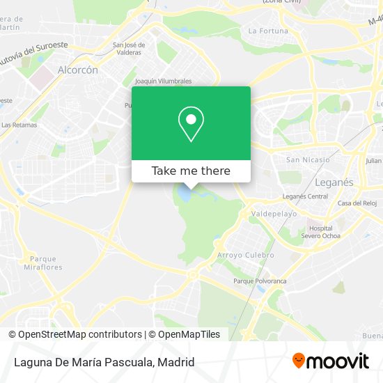 Laguna De María Pascuala map