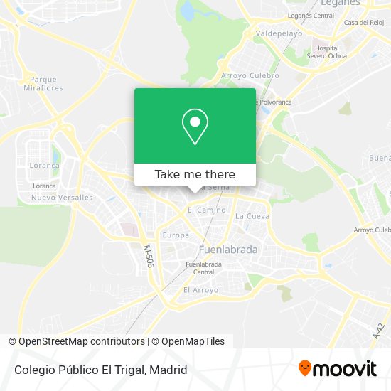 Colegio Público El Trigal map