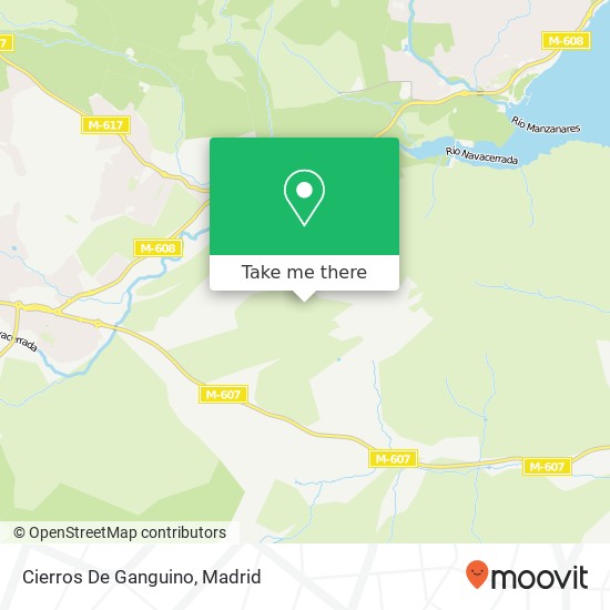 Cierros De Ganguino map