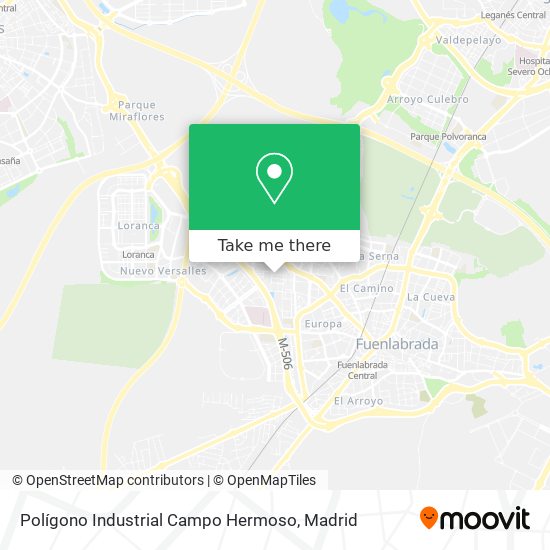 Polígono Industrial Campo Hermoso map
