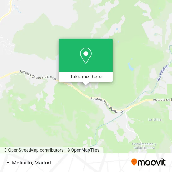 El Molinillo map