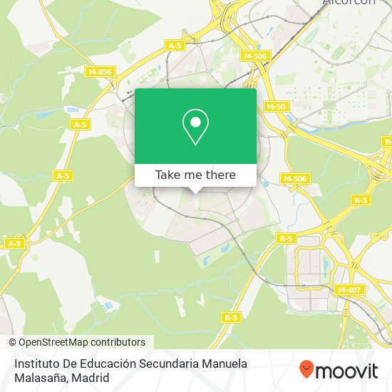 Instituto De Educación Secundaria Manuela Malasaña map