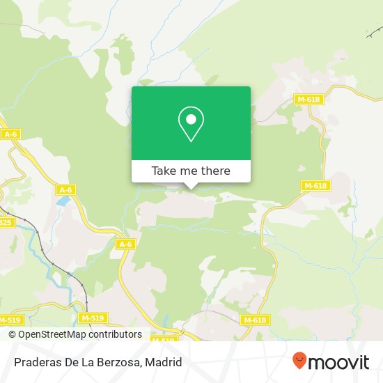 Praderas De La Berzosa map