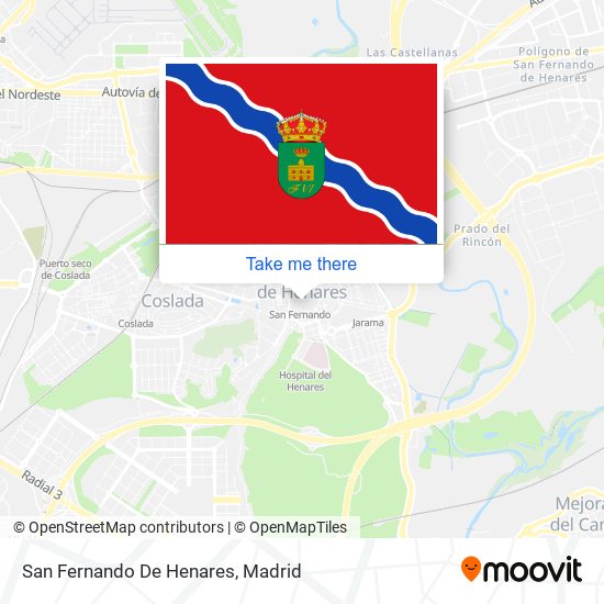 mapa San Fernando De Henares