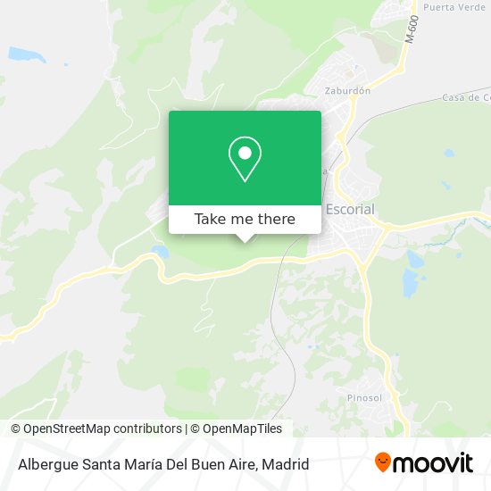 mapa Albergue Santa María Del Buen Aire