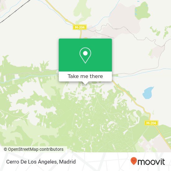 Cerro De Los Ángeles map