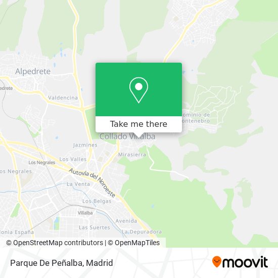mapa Parque De Peñalba