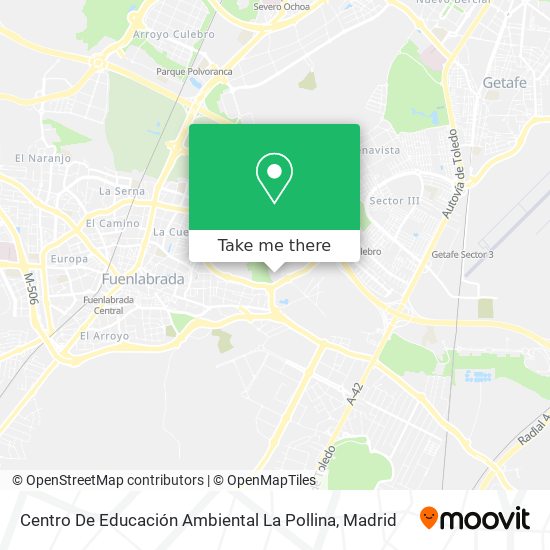 Centro De Educación Ambiental La Pollina map