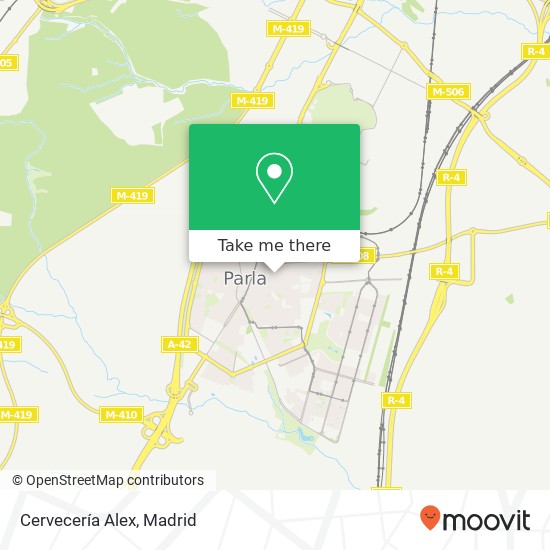 Cervecería Alex map