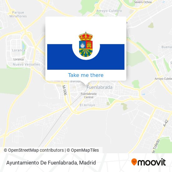 mapa Ayuntamiento De Fuenlabrada
