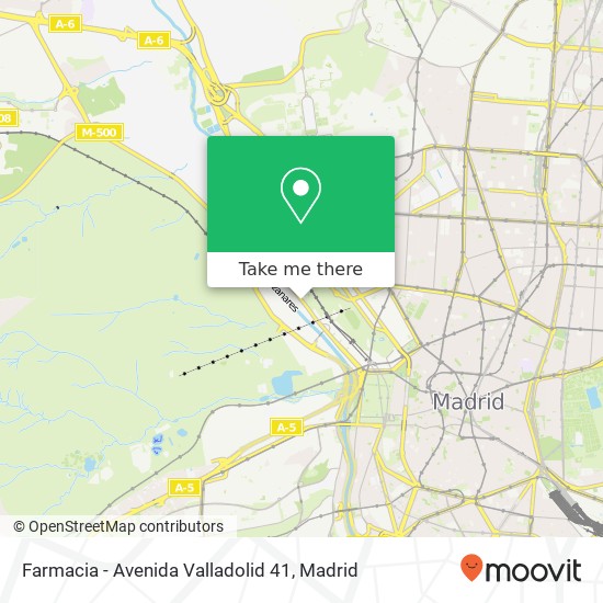 mapa Farmacia - Avenida Valladolid 41