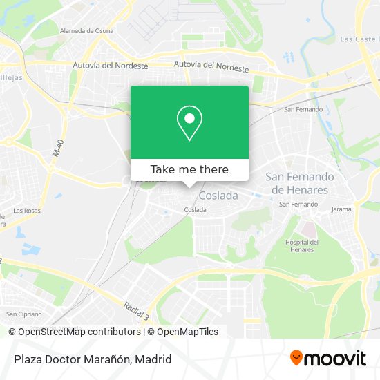 Plaza Doctor Marañón map