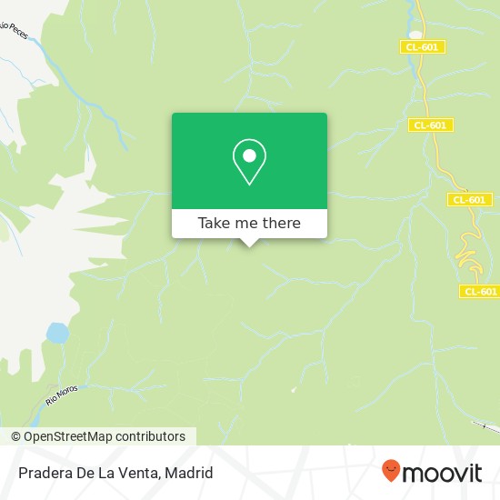Pradera De La Venta map