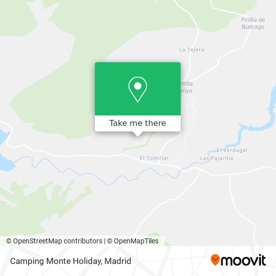 mapa Camping Monte Holiday