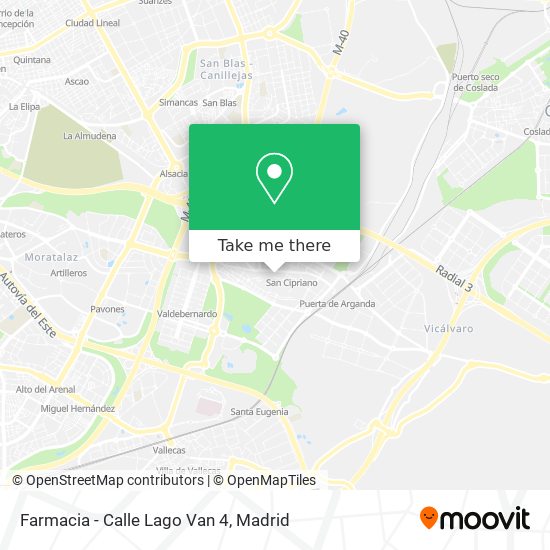 mapa Farmacia - Calle Lago Van 4